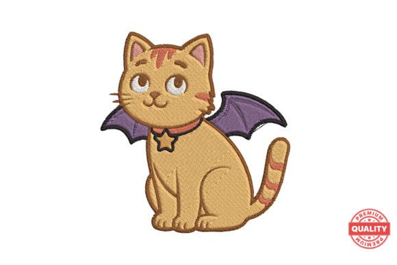 Halloween Bat Cat Embroidery Design Review