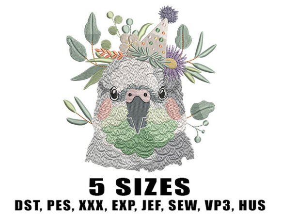 Party Parrot Embroidery Design Review